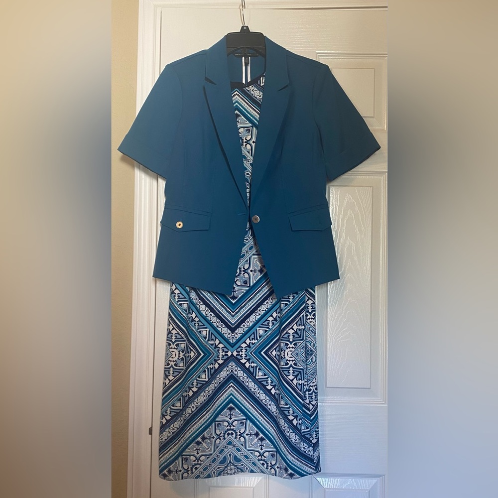 Reversible WHBM shift dress and jacket